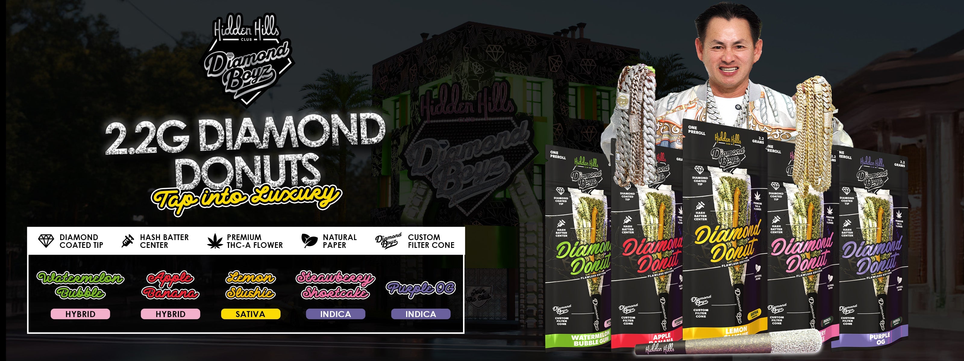 2.2g Diamond Donuts - Diamond Boyz