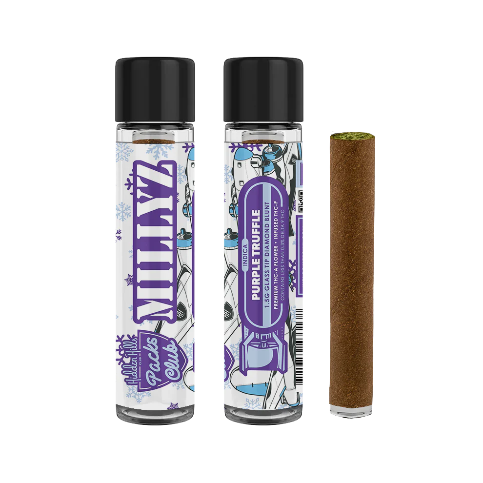Hidden Hills 1.5G Millyz Diamond Purple Truffle Blunt
