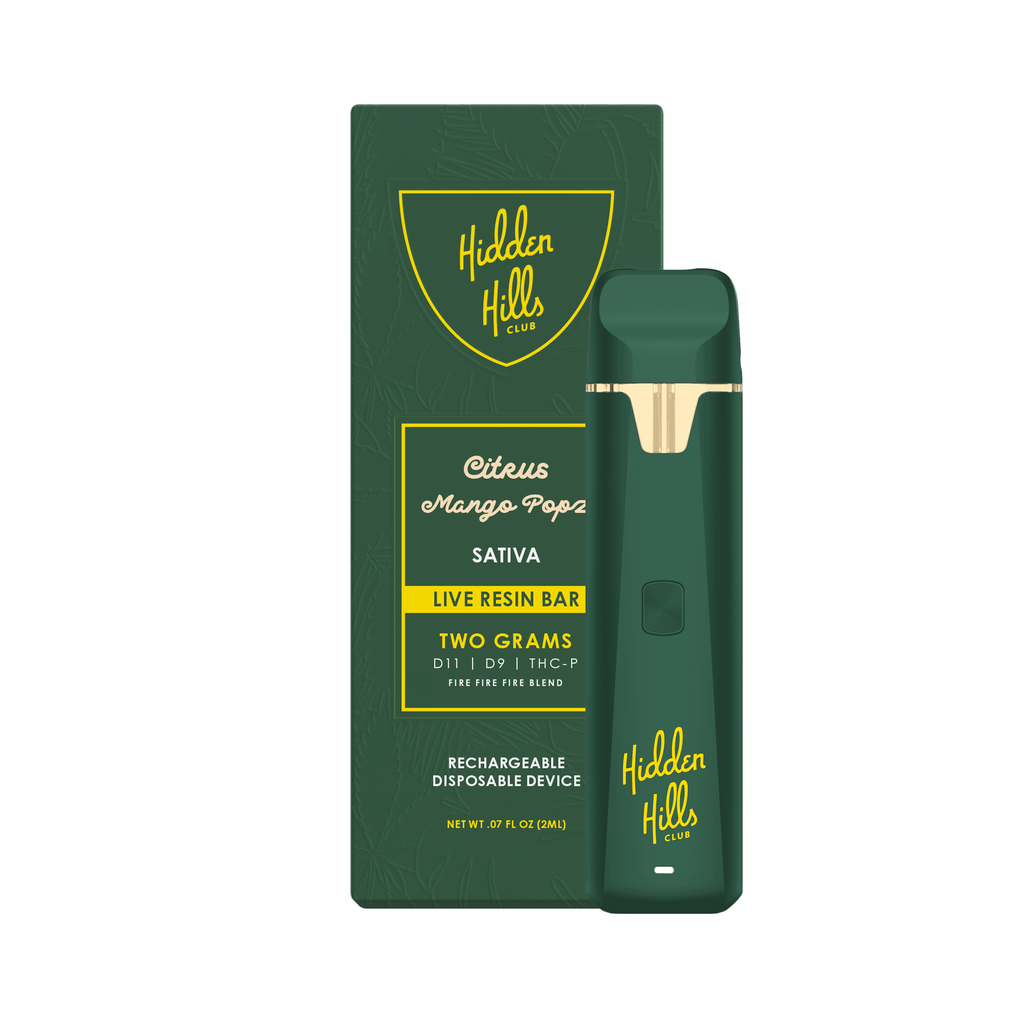 2G Live Resin Fire Bar - Hidden Hills Club