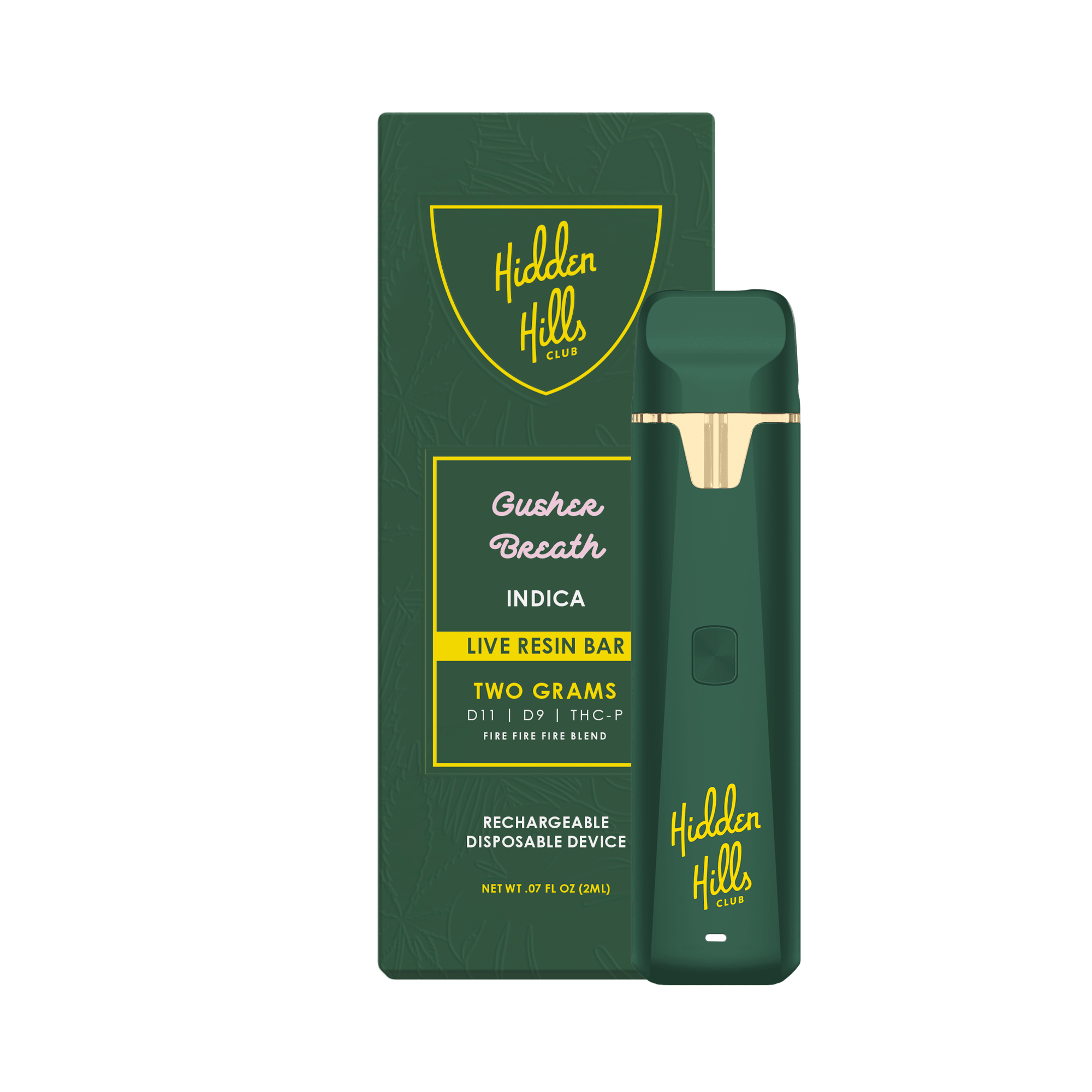 2G Live Resin Fire Bar - Hidden Hills Club