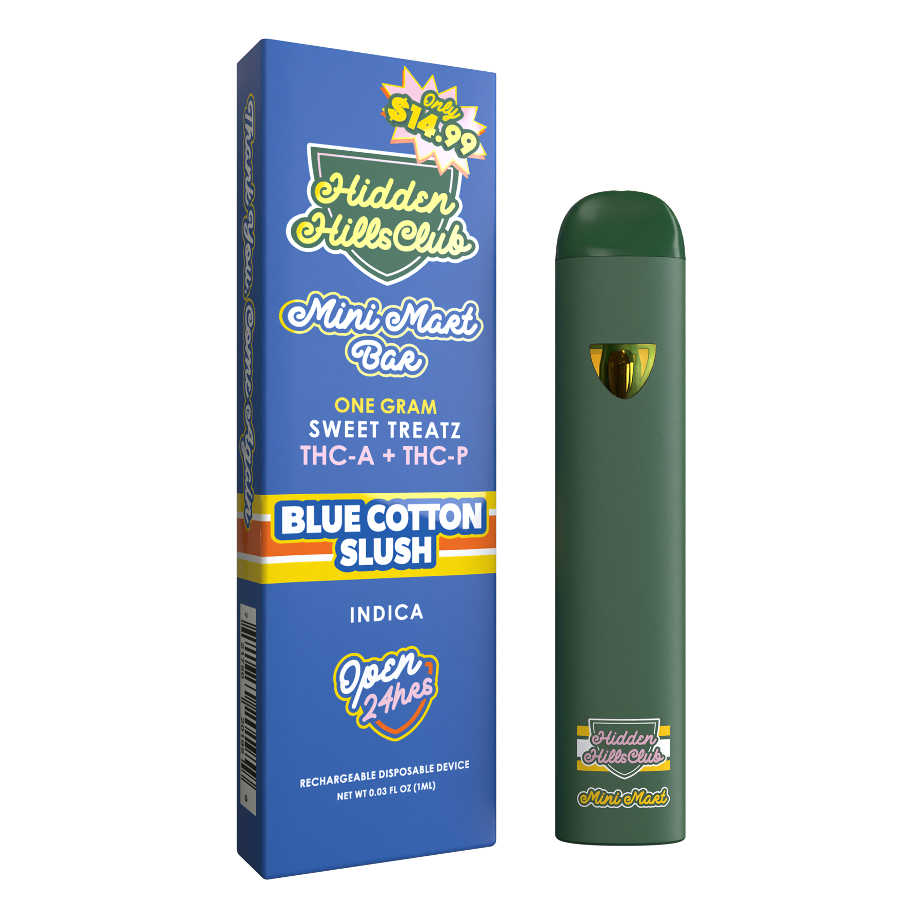 Blue Cotton Slushie | Indica | Sweet Treatz Mini Mart
