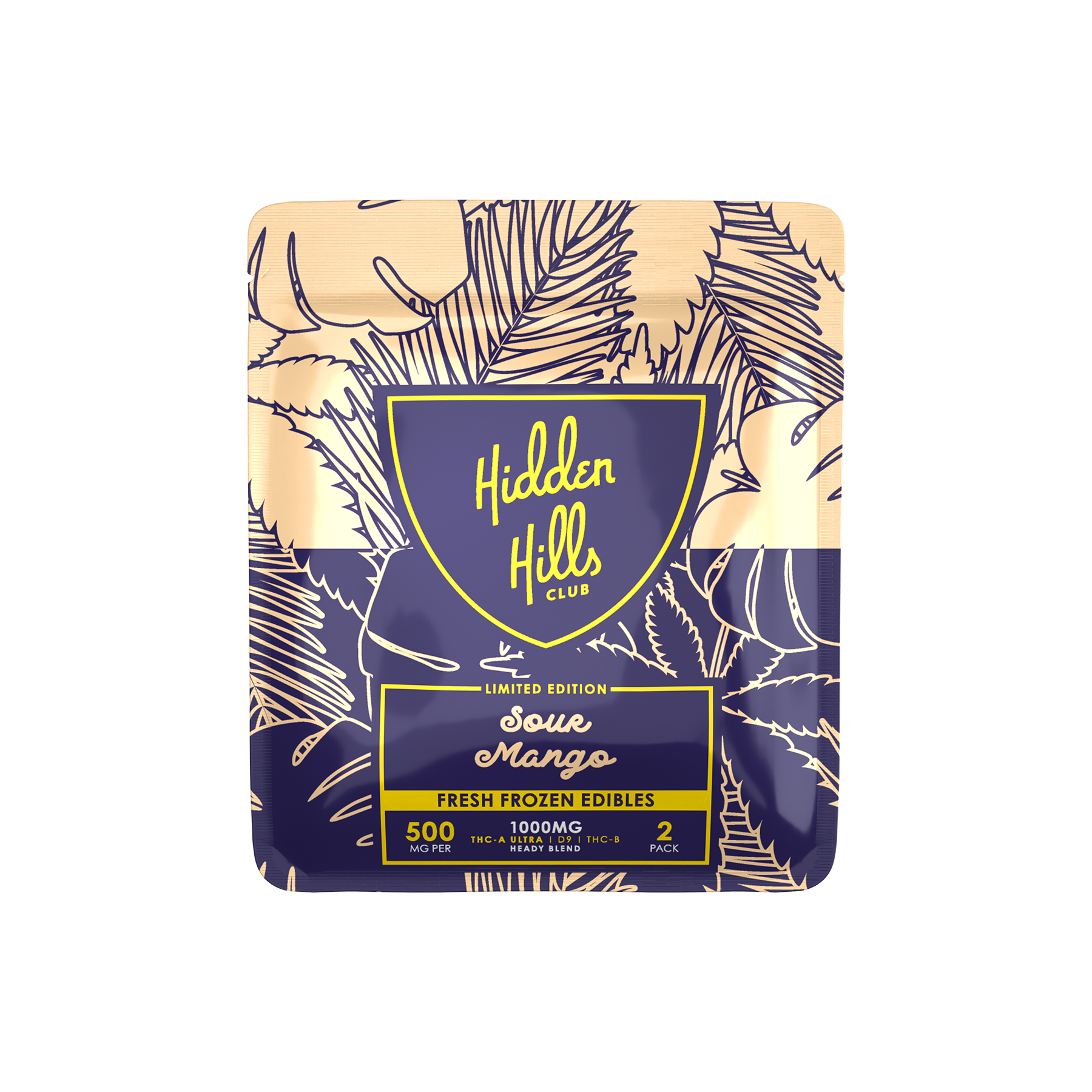 Sour Mango | Heady Blend | 1000mg Edibles
