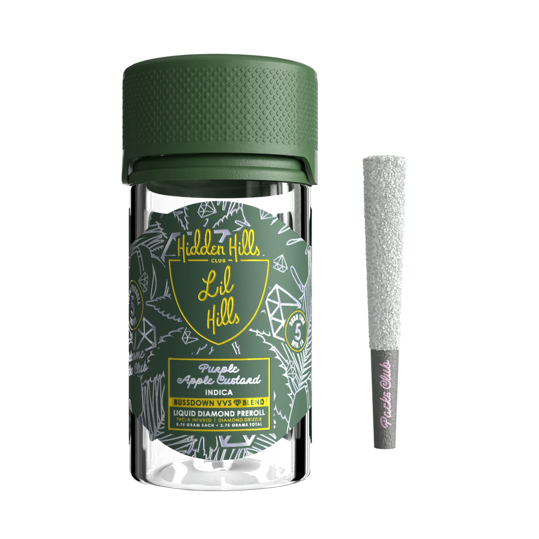 Hidden Hills Purple Apple Custard - Lil Hills 2.0 - Indica Pre-rolls