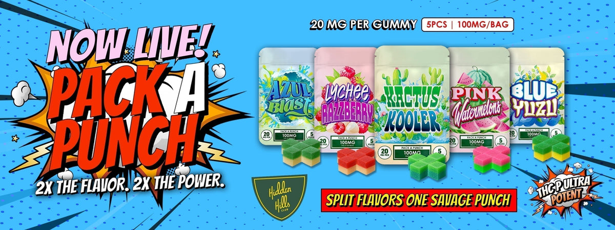 These THC-P Gummies Pack a Punch: A Flavor-Filled Adventure Awaits! - Hidden Hills Club