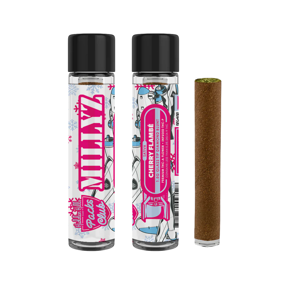 Hidden Hills 1.5G Millyz Diamond Cherry Flambe Blunts