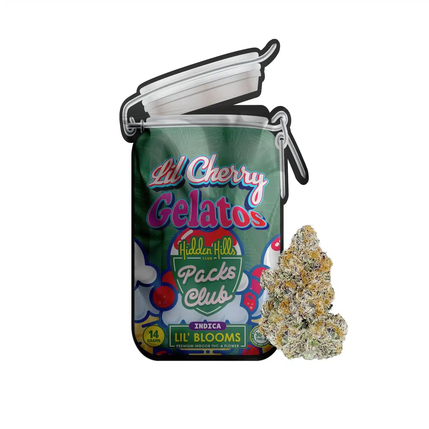 Hidden Hills 14G Lil Blooms - Lil Cherry Gelatos - Indica Strain Flower
