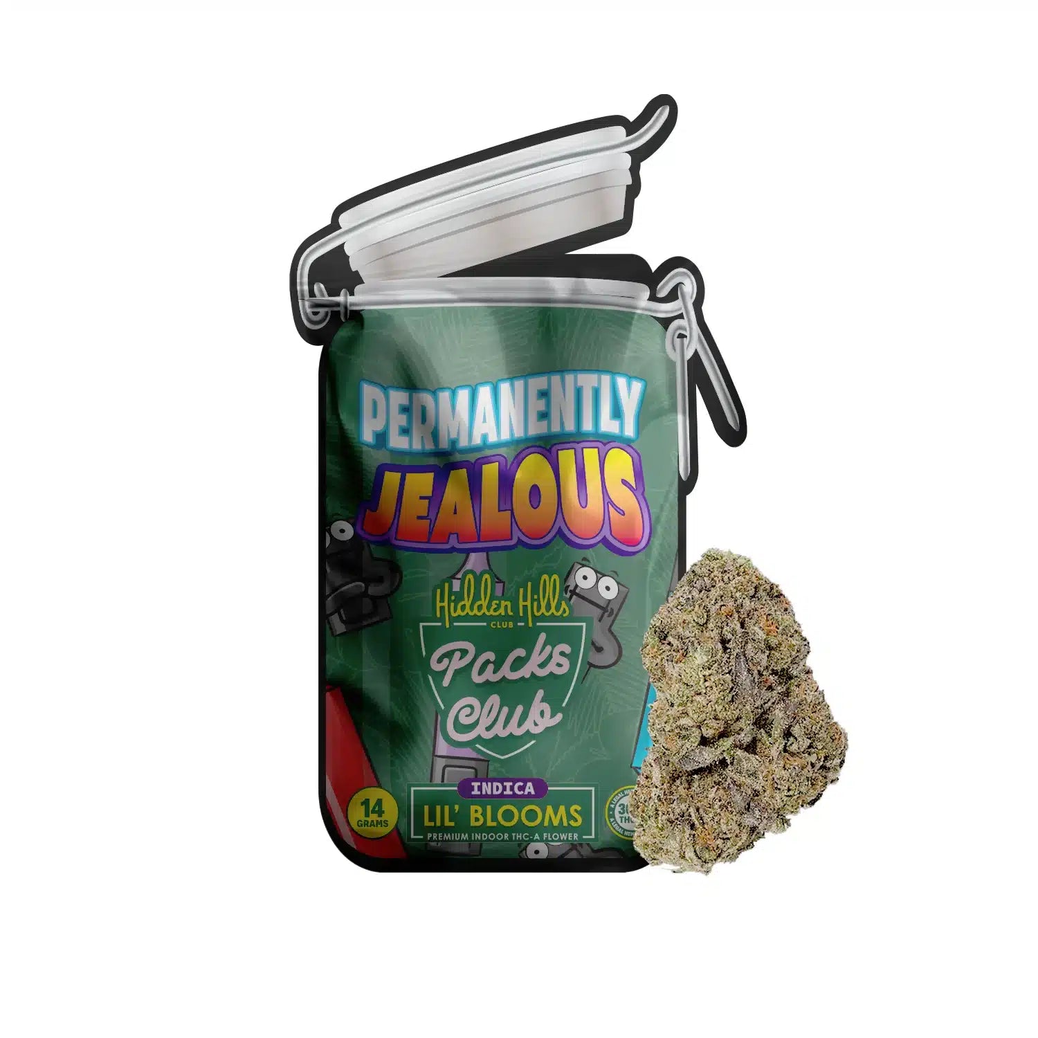 Hidden Hills 14G Lil Blooms - Permanently Jealous - Indica Strain Flower