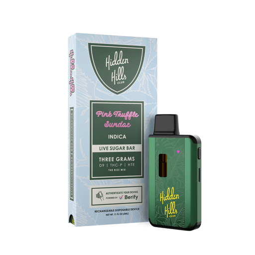 3G Live Sugar Quadra Bar Disposable Vape | THC-P + Delta-9 | Hidden Hills Club 3G Live Sugar Quadra Bar Disposable Vape | THC-P + Delta-9 | Hidden Hills Club