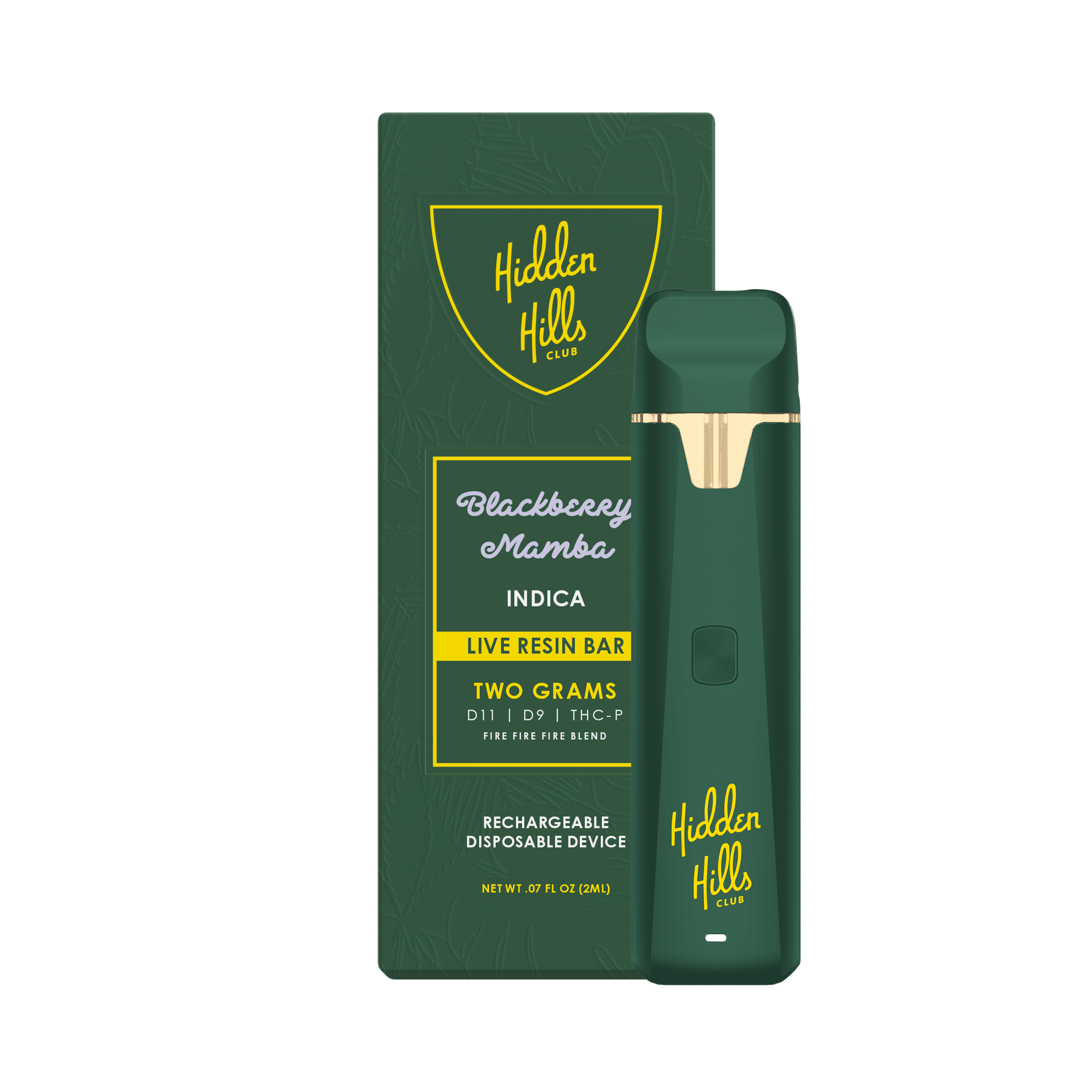 2G Live Resin Fire Bar - Hidden Hills Club