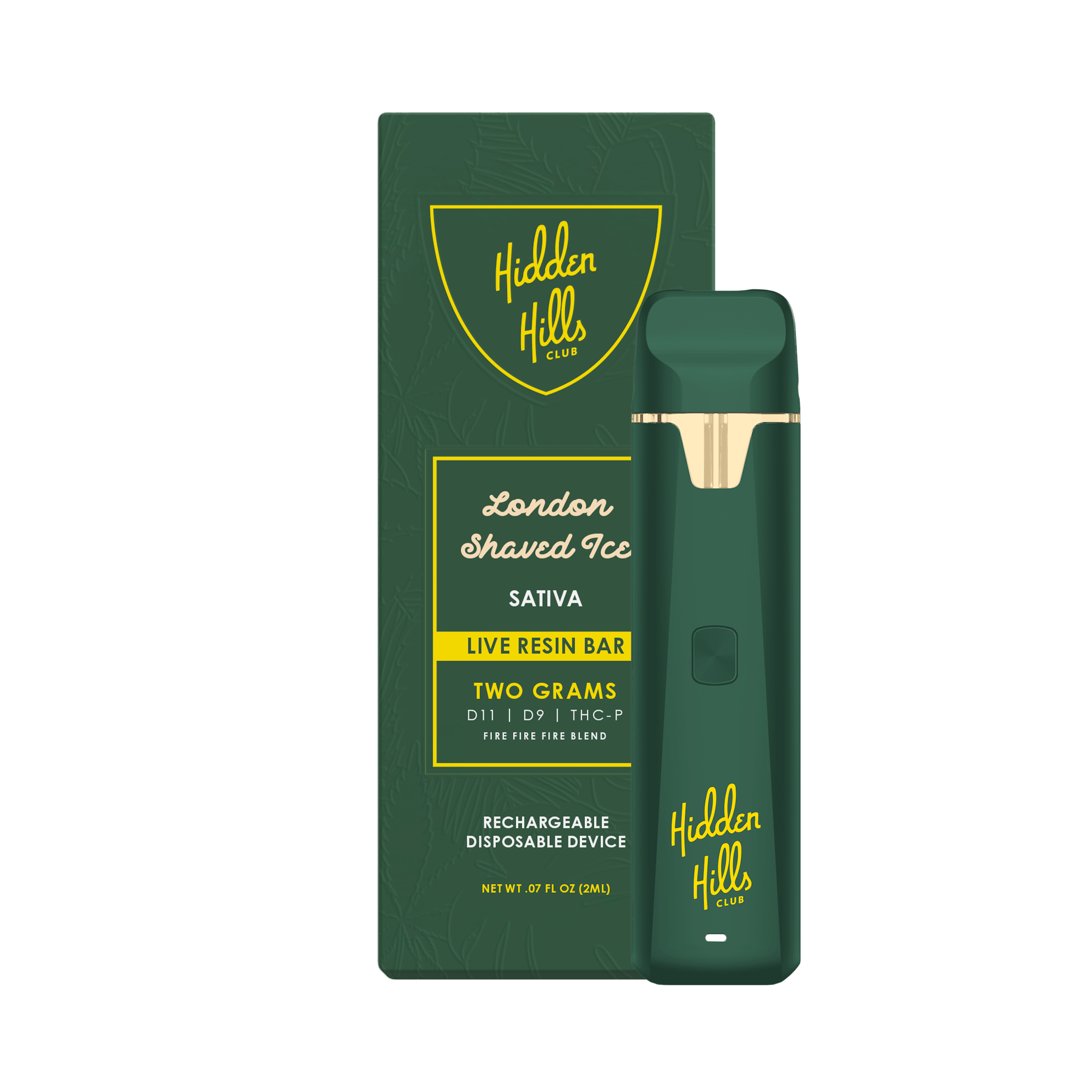 2G Live Resin Fire Bar - Hidden Hills Club
