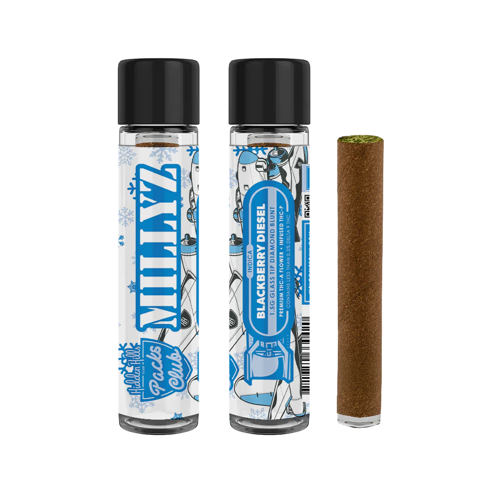 Hidden Hills 1.5G Millyz Diamond Blackberry Diesel Blunt