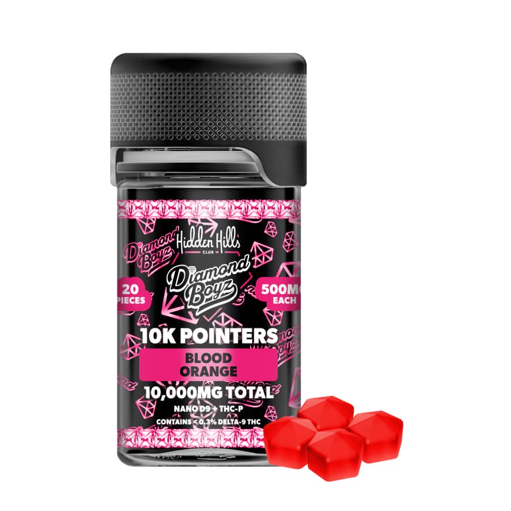 Hidden Hills 500MG Diamond Boyz 10k Pointers – Blood Orange