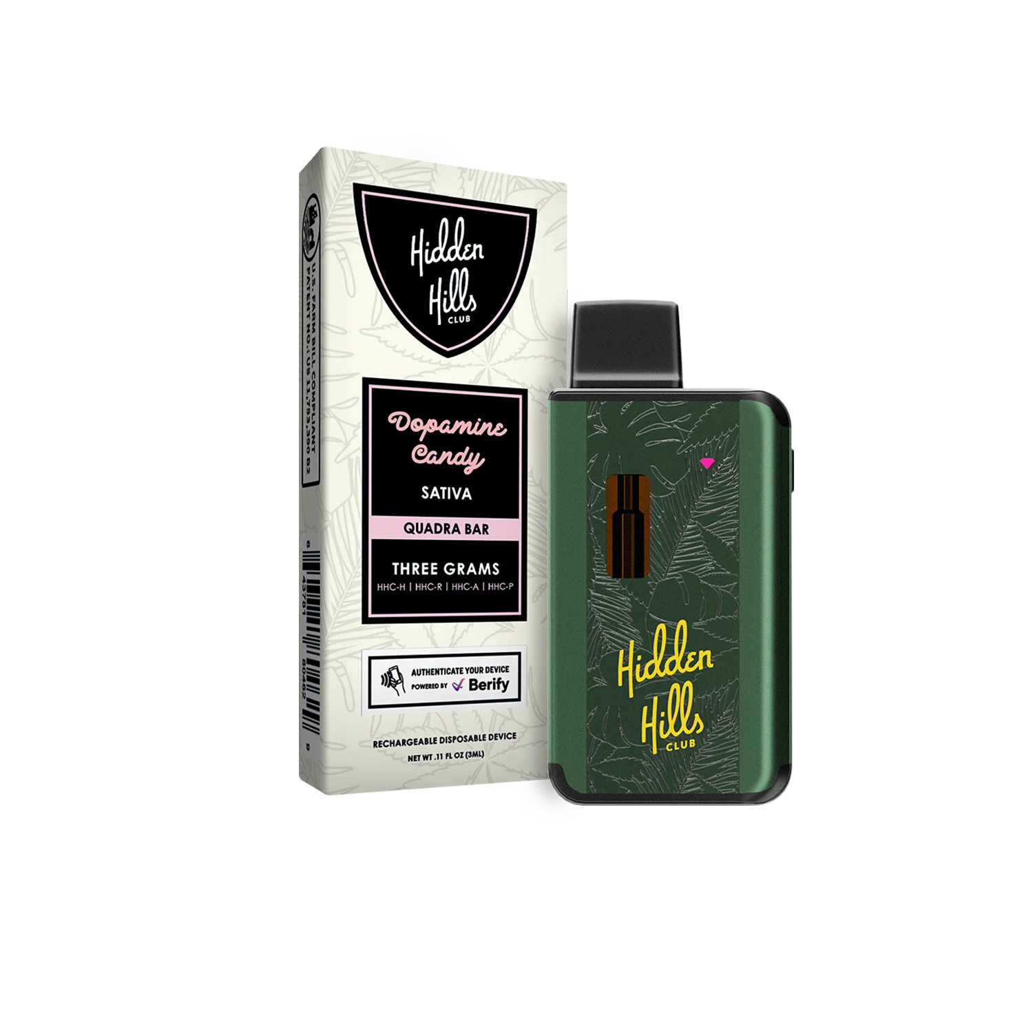 Hidden Hills Dopamine Candy Quadra Bar Vape