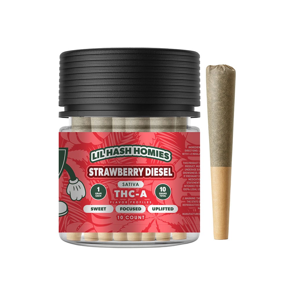 Hidden Hills 1G Lil Hash Homies 10 ct – Strawberry Diesel