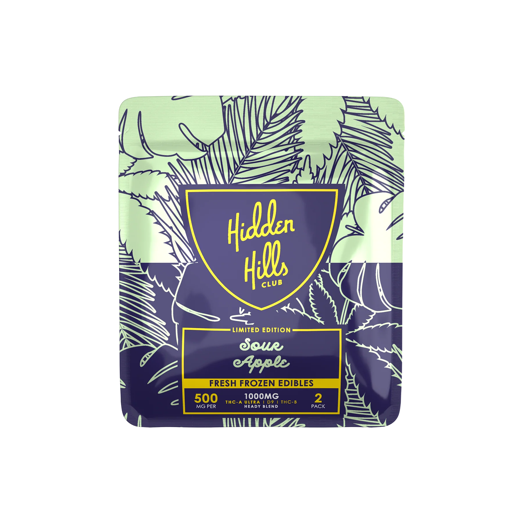 Hidden Hills Sour Apple 1000 mg Fresh Frozen Edibles