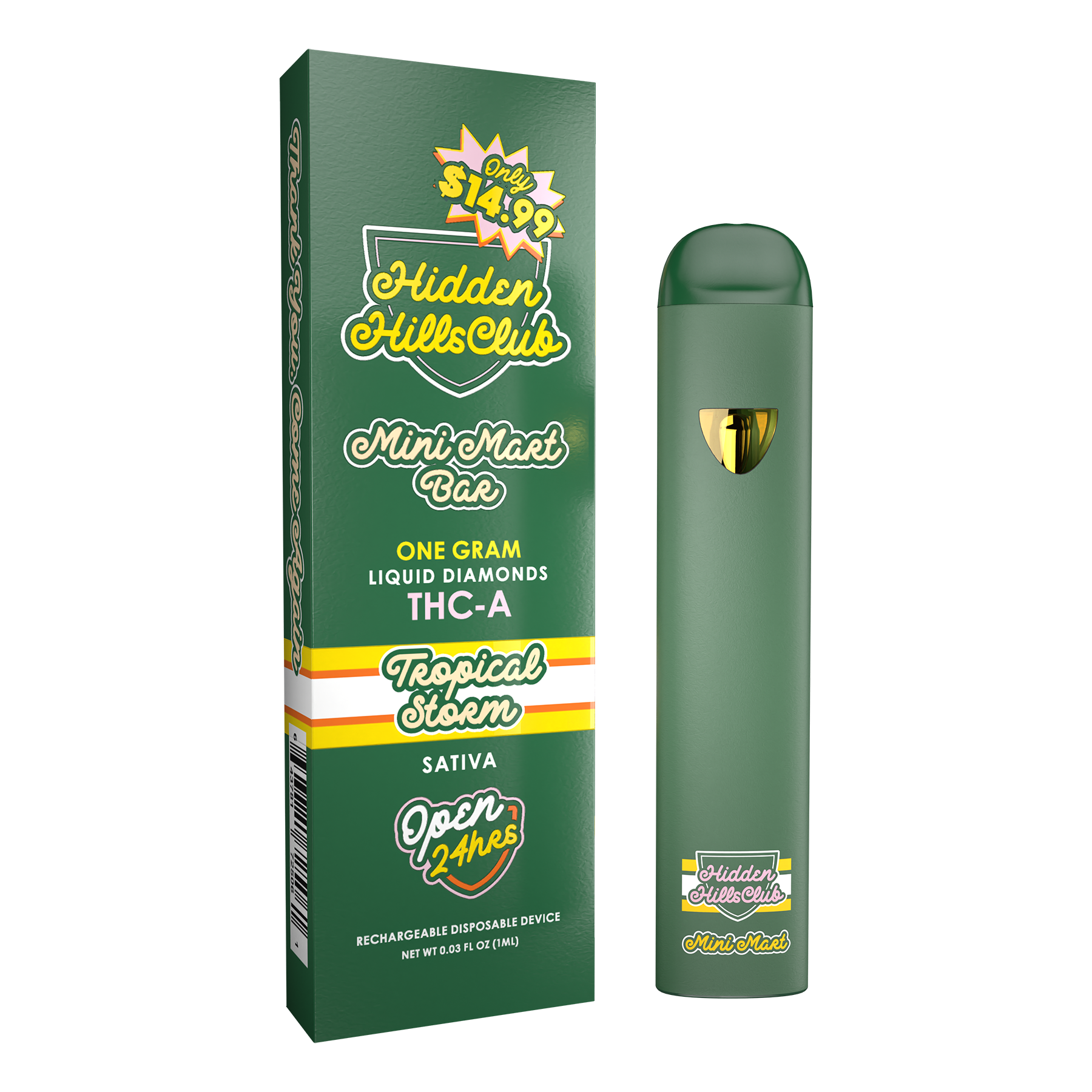 1G Liquid Diamonds Mini Mart Bar