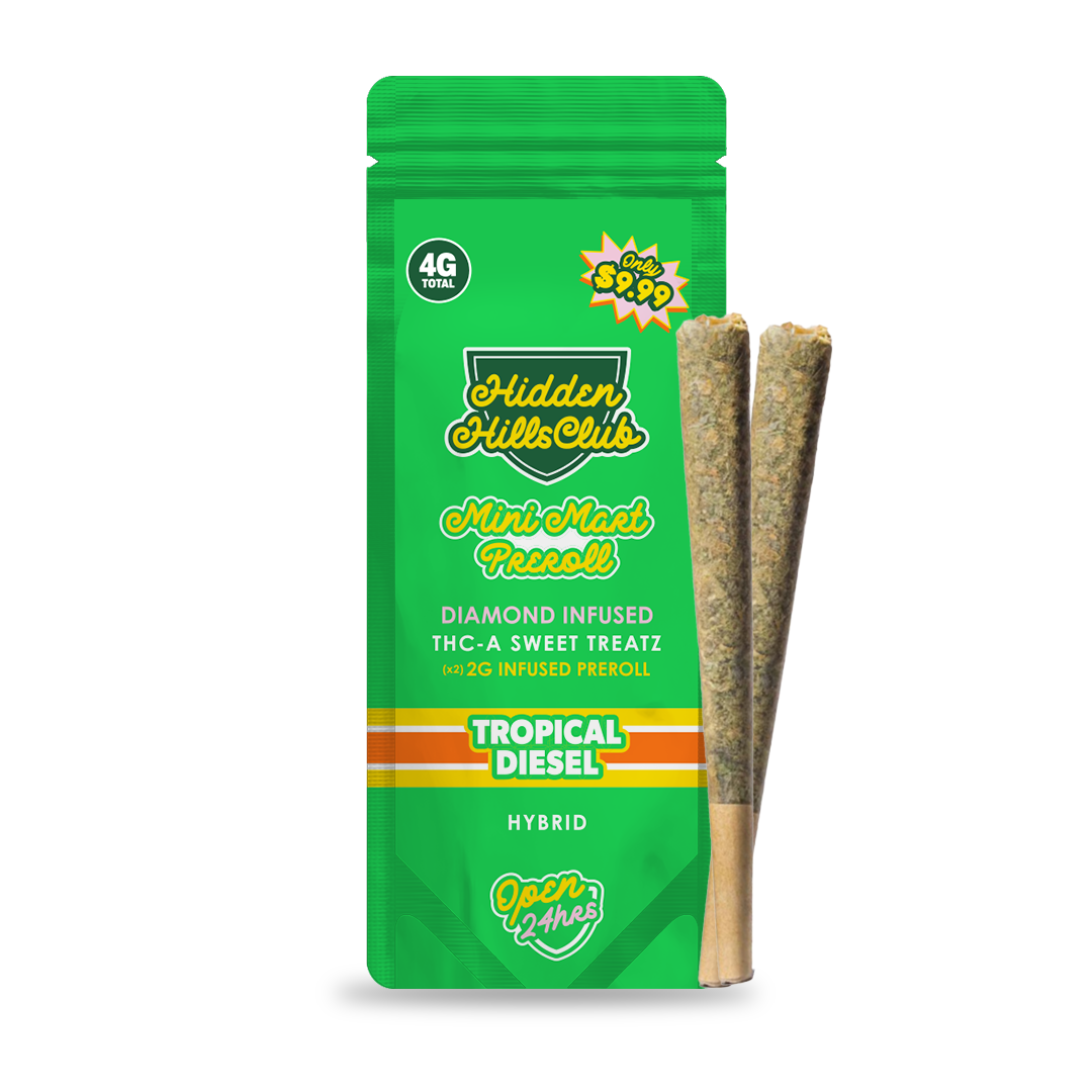 2G Mini Mart THCA Preroll (2PK)