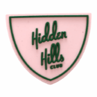 Hidden Hills Croc Charms Shield Pink Accessories Non-Smoking