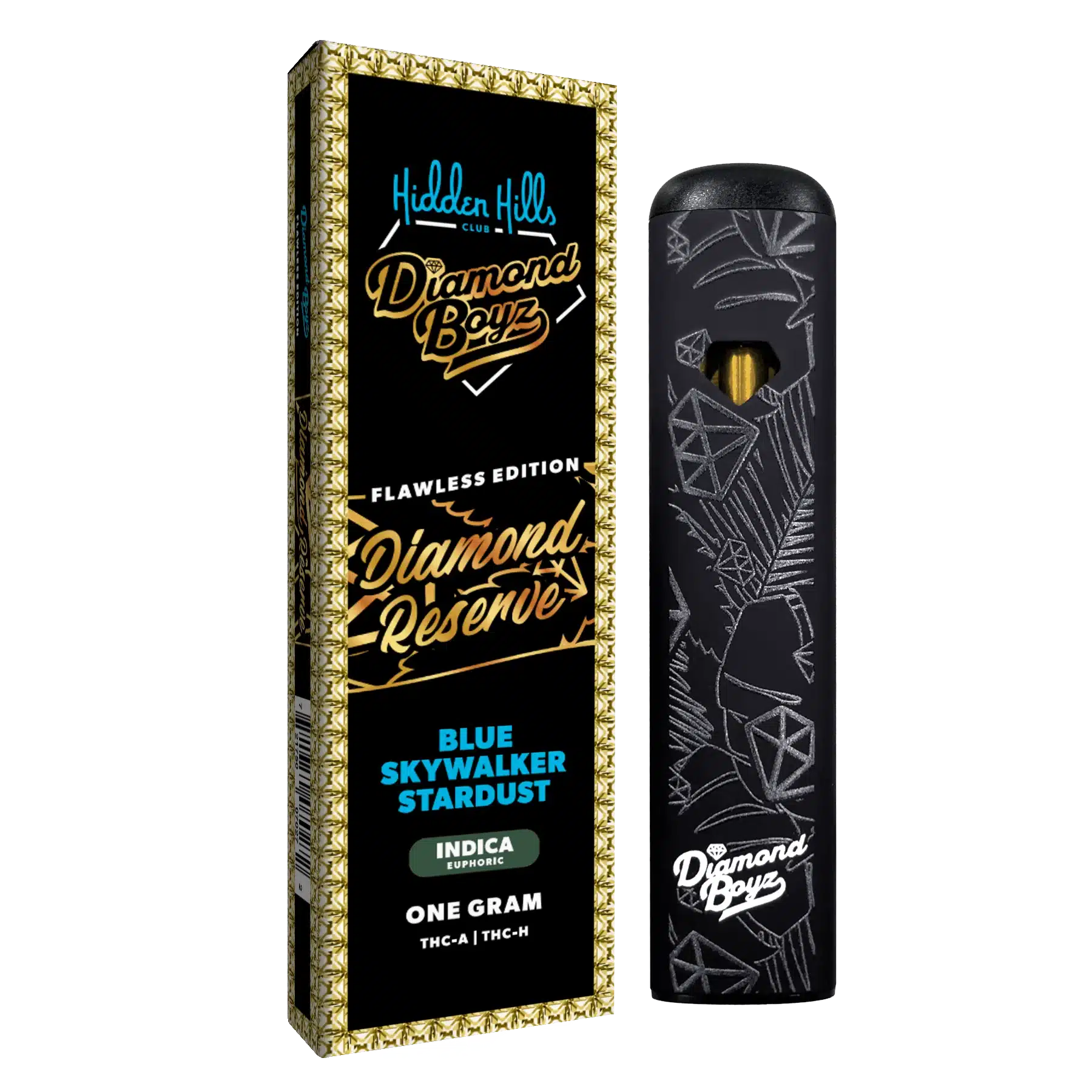 Hidden Hills Blue Skywalker Stardust Diamond Reserve Disposable Vape