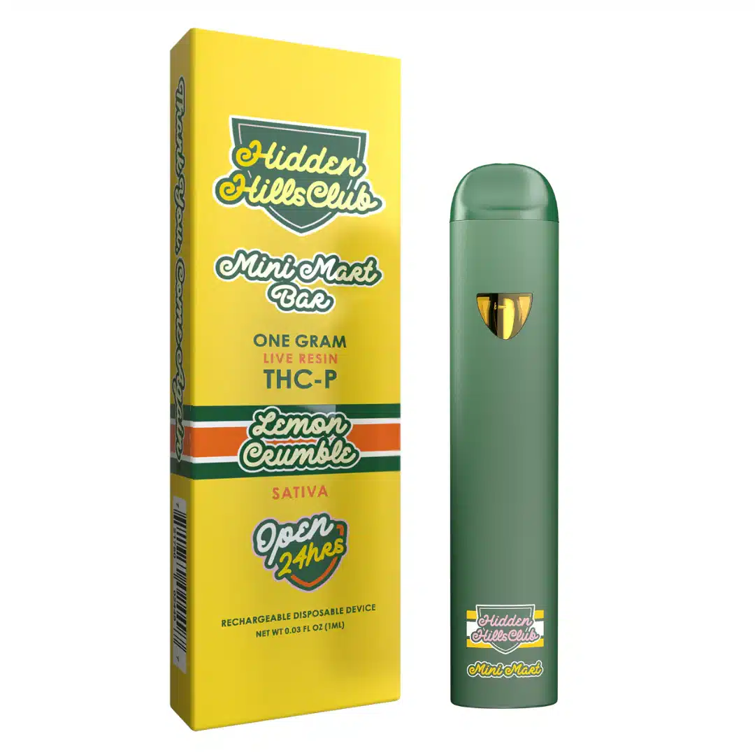 Hidden Hills Lemon Crumble Mini Mart Bar Disposable Vape
