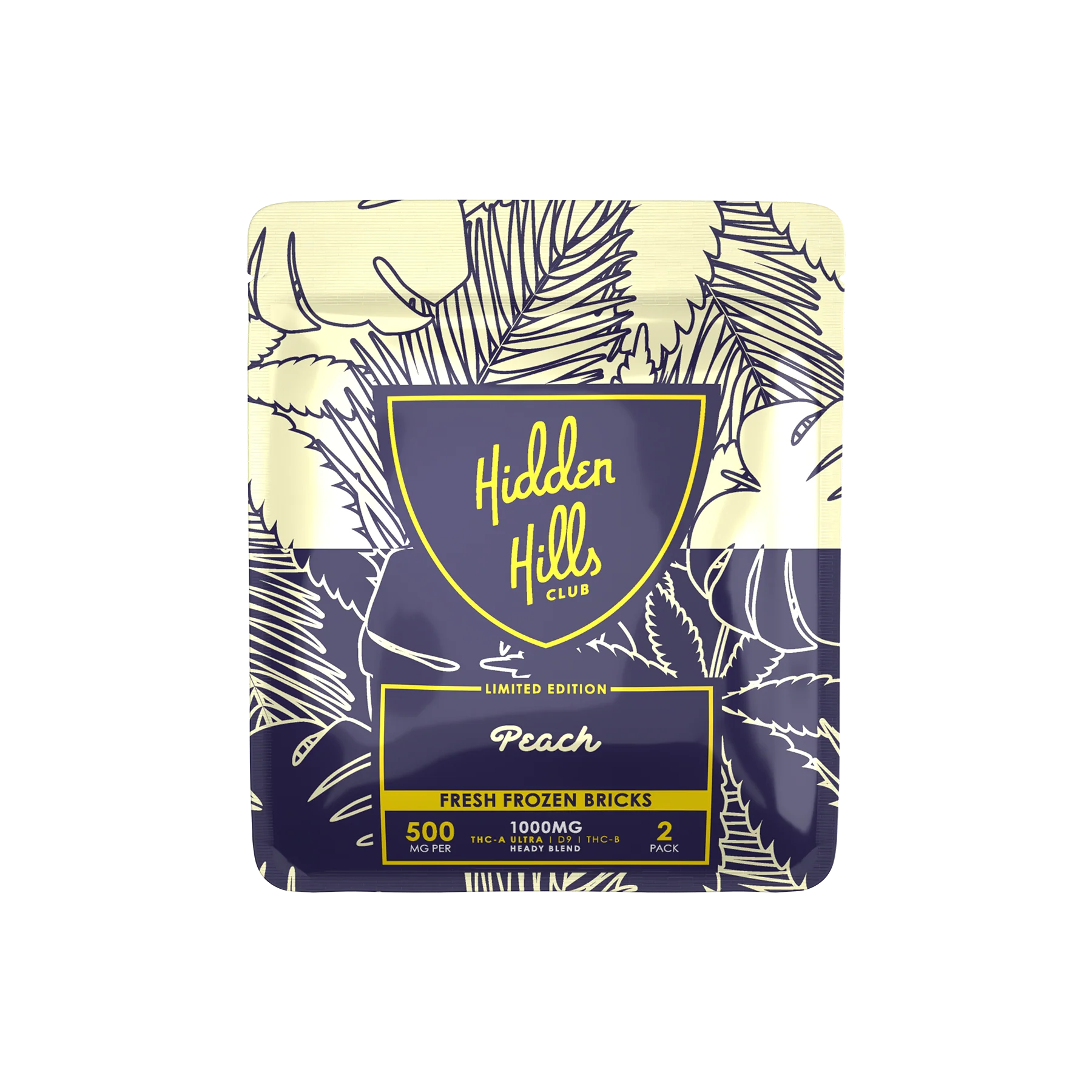 Hidden Hills Peach Heady Blend 1000mg Edibles