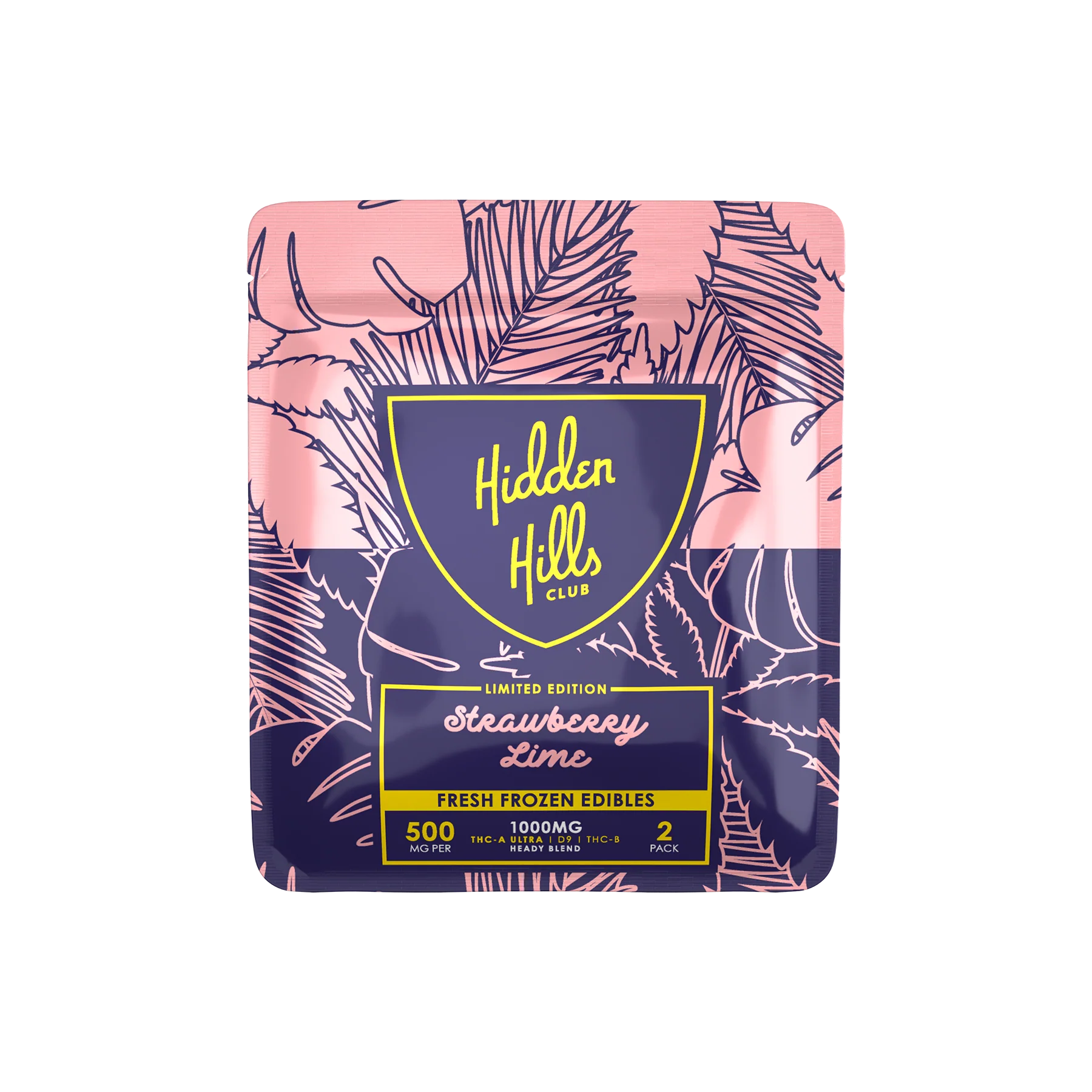 Hidden Hills Strawberry Lime 1000 mg Fresh Frozen Edibles